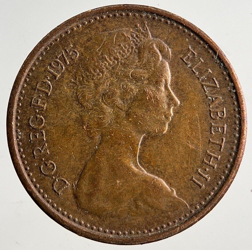 1975 Elizabeth II 2nd 1/2 Half New Penny Pence Coin | Fine Collectable Grade