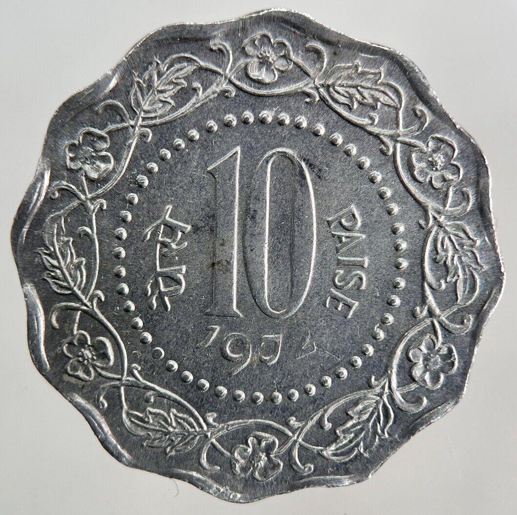 1974 India 10 Paise Coin | Fine Collectable Grade