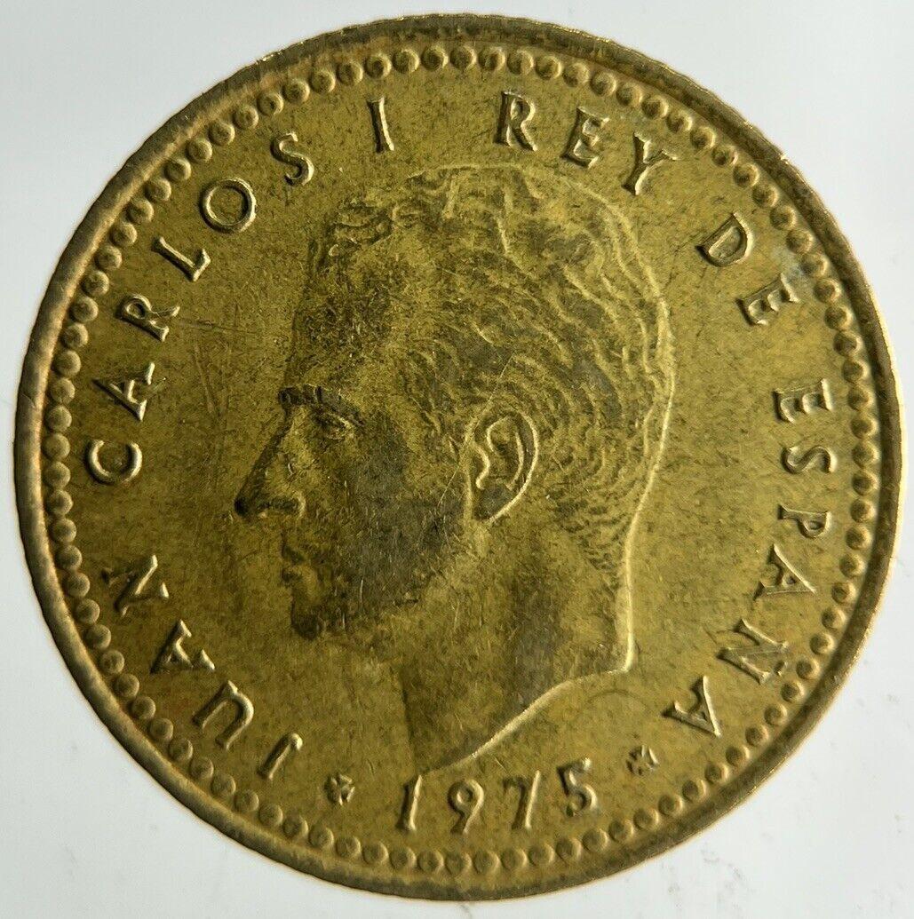 1975 Spain 1 Una Peseta Coin | Fine Collectable Grade
