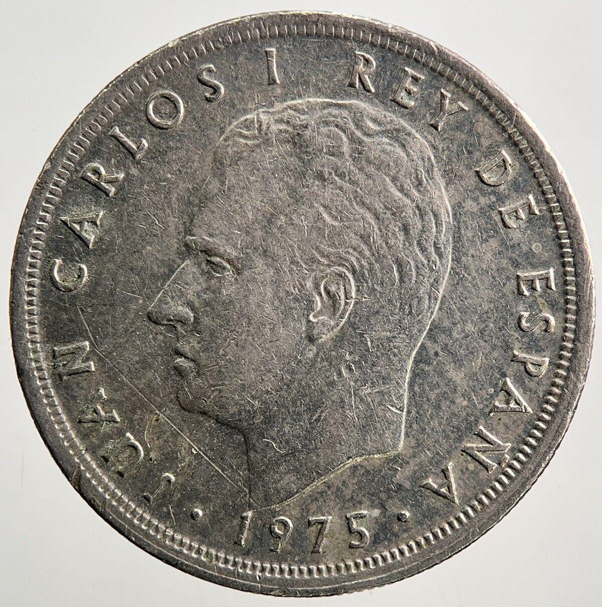 1975 Spain 5 Pesetas Ptas Coin | Fine Collectable Grade | a3761