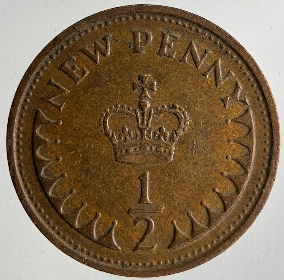 1976 Elizabeth II 2nd New Half-Penny Coin | Very High Grade