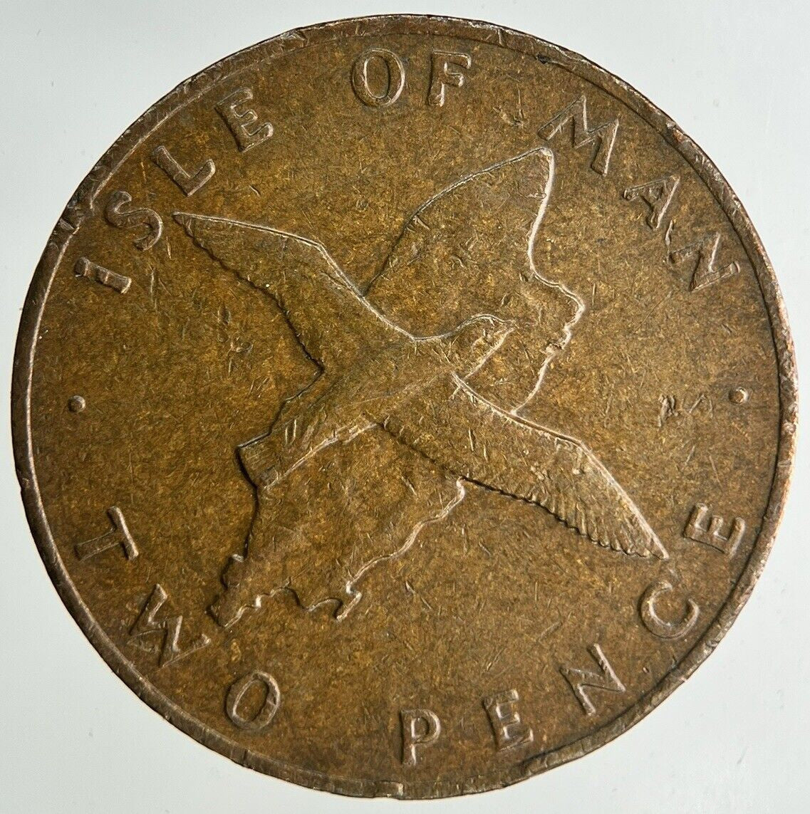 1976 Isle Of Man 2p Two-Pence Coin | Fine Collectable Grade