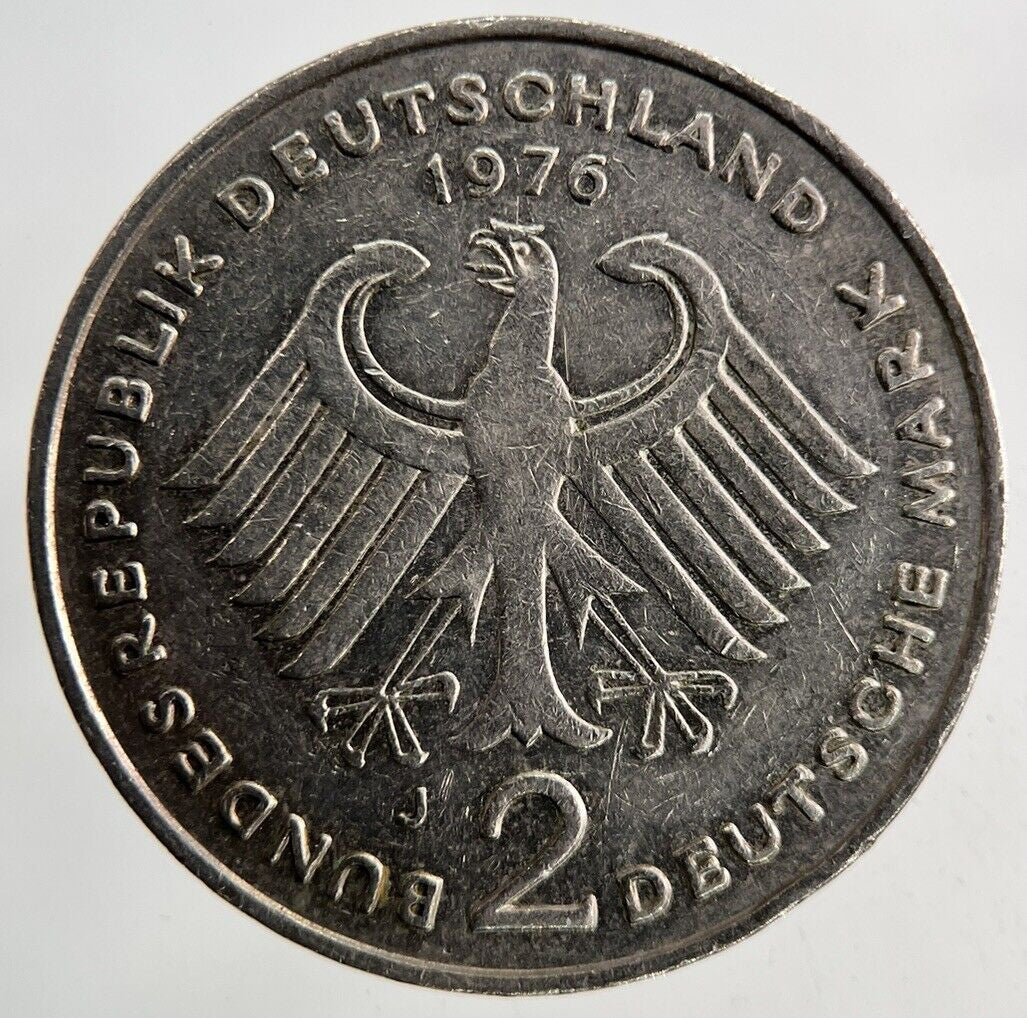 1976 Germany 2 Mark Coin | Fine Collectable Grade