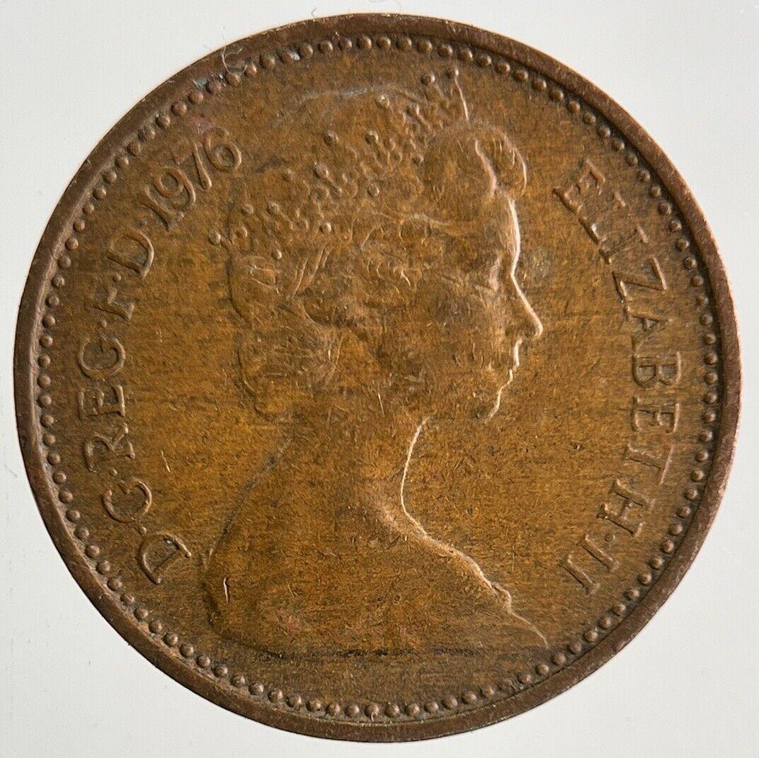 1976 Elizabeth II 2nd New 1/2 Half-Penny Coin | Fine Collectable Grade