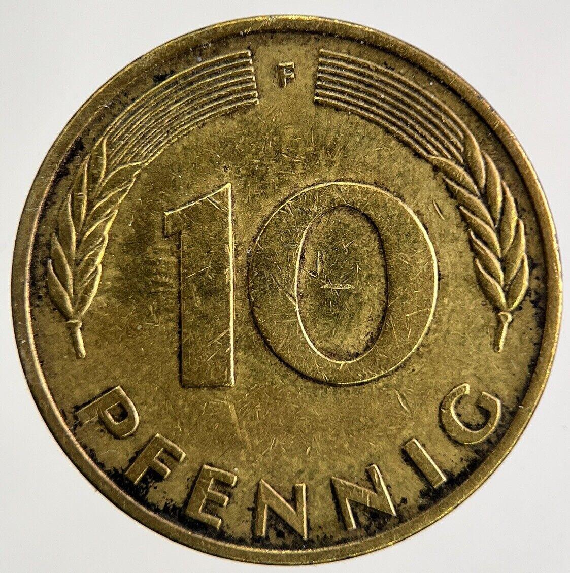 1976 Germany 10 Pfennig Coin | Fine Collectable Grade