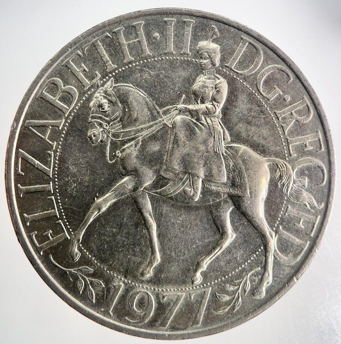 1977 Elizabeth II Jubilee Crown Coin | Fine Collectable Grade | a3360