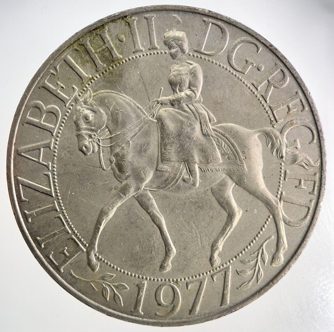 1977 Elizabeth II Jubilee Crown Coin | Fine Collectable Grade | a3648