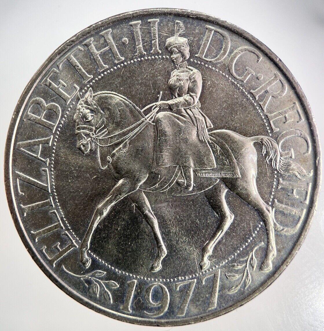 1977 Elizabeth II Jubilee Crown Coin | Fine Collectable Grade | a259