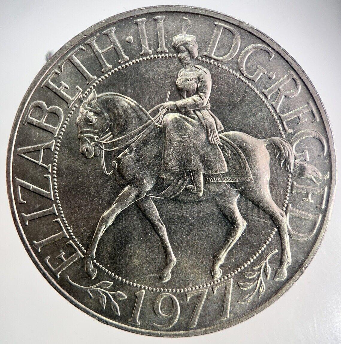 1977 Elizabeth II Jubilee Crown Coin | Fine Collectable Grade | a4913