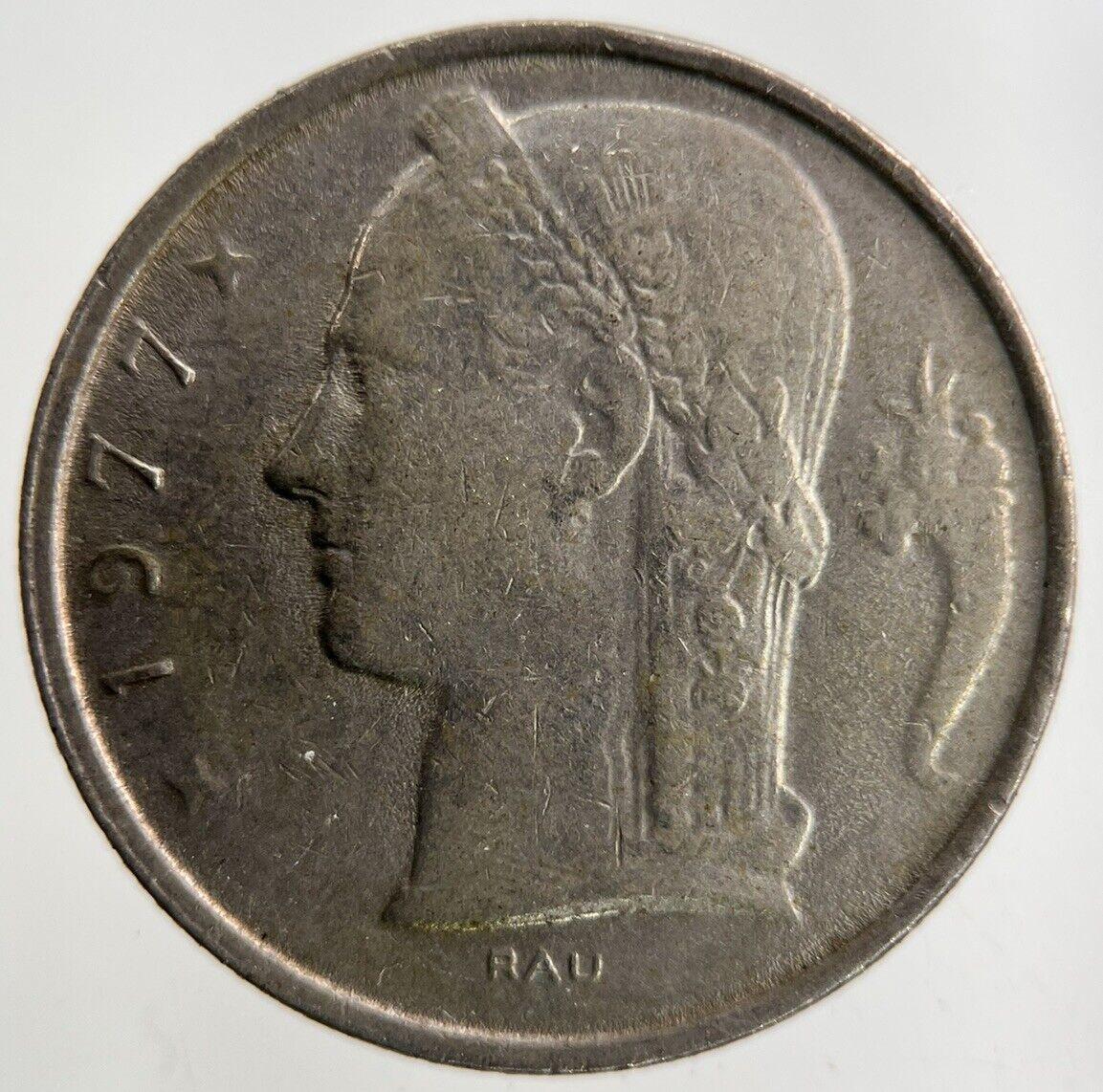 1977 Belgium 5 Francs Coin | Fine Collectable Grade