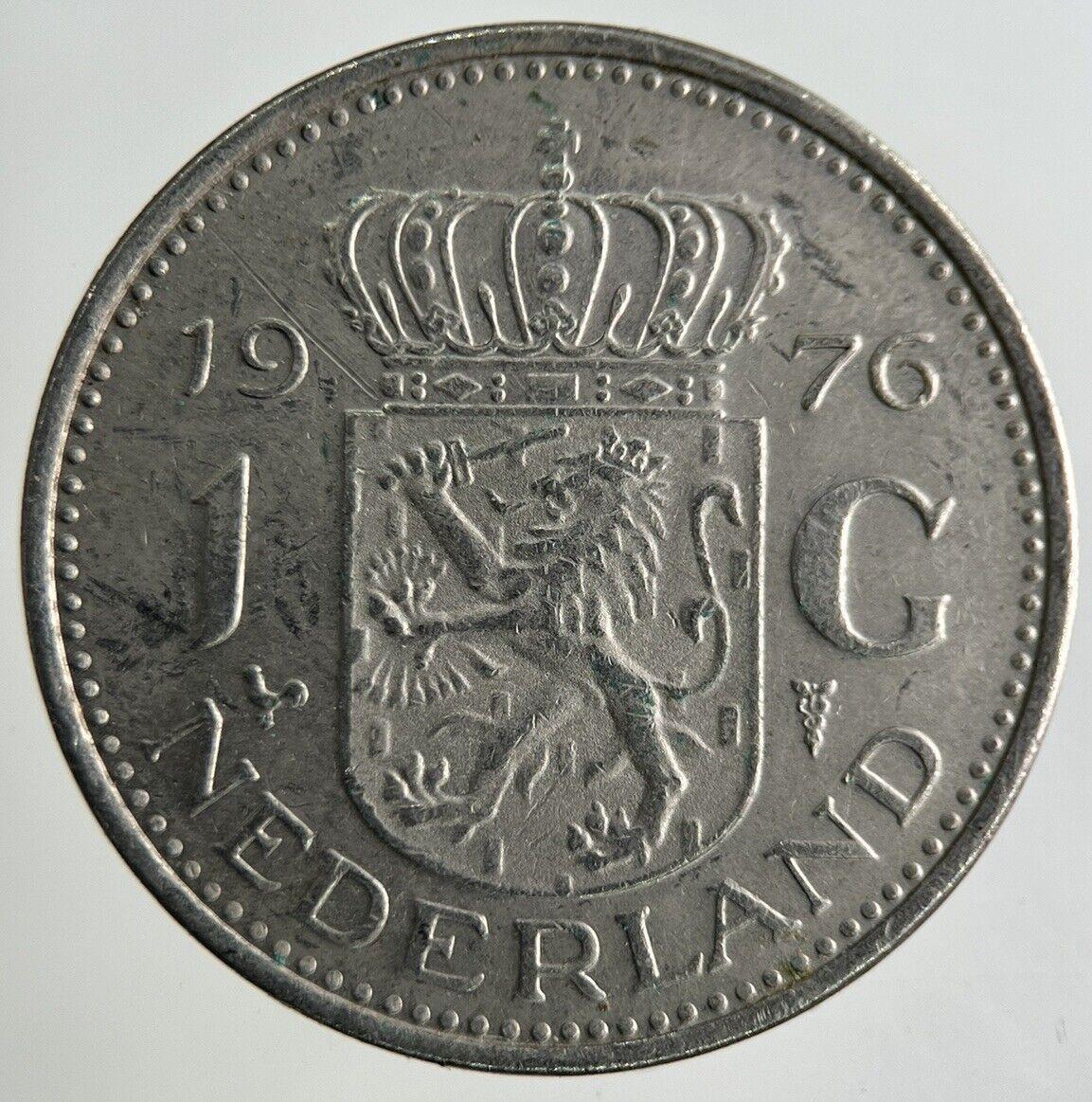 1976 Netherlands 1 Gulden Coin | Fine Collectable Grade