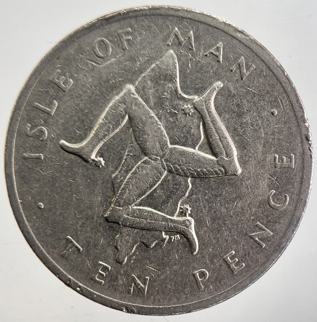 1977 Isle of Man 10p Coin | Collectable Grade | a4795