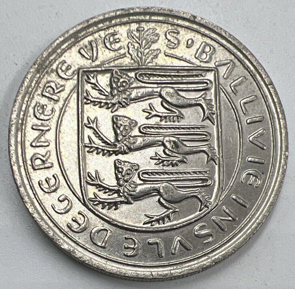 1977 Guernsey 10p 10 Pence Coin | Fine Collectable Grade | a1491