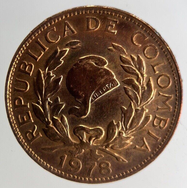 1978 Colombia 5 Centavos Coin | Very High Grade