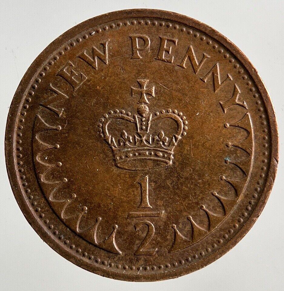1978 Elizabeth II 2nd 1/2 Half New Penny Pence Coin | Fine Collectable Grade