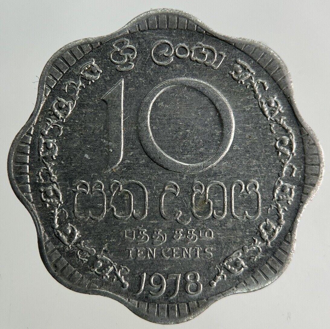 1978 Ceylon 10 Cents Coin | Fine Collectable Grade