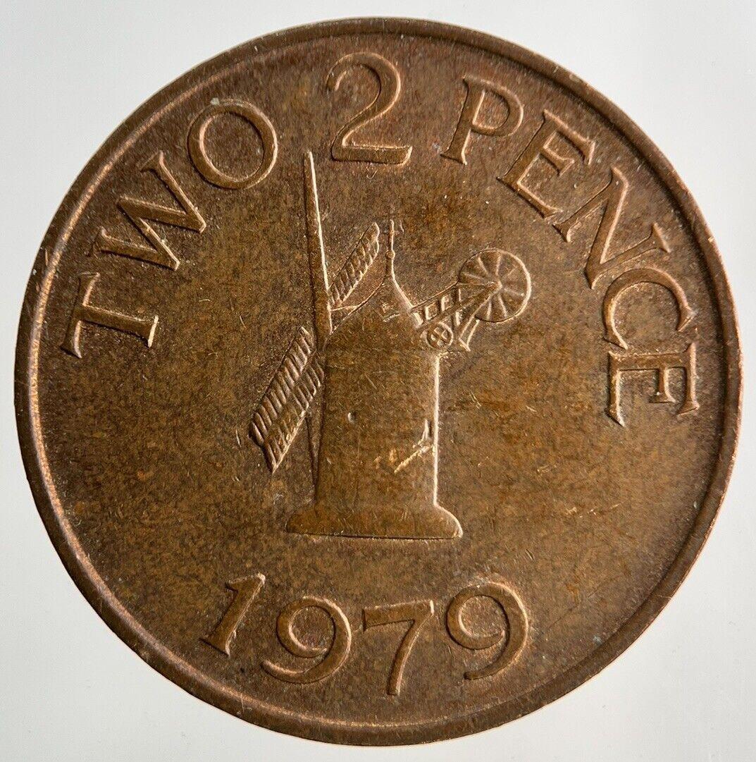 1979 Guernsey 2p Two-Pence Coin | Fine Collectable Grade