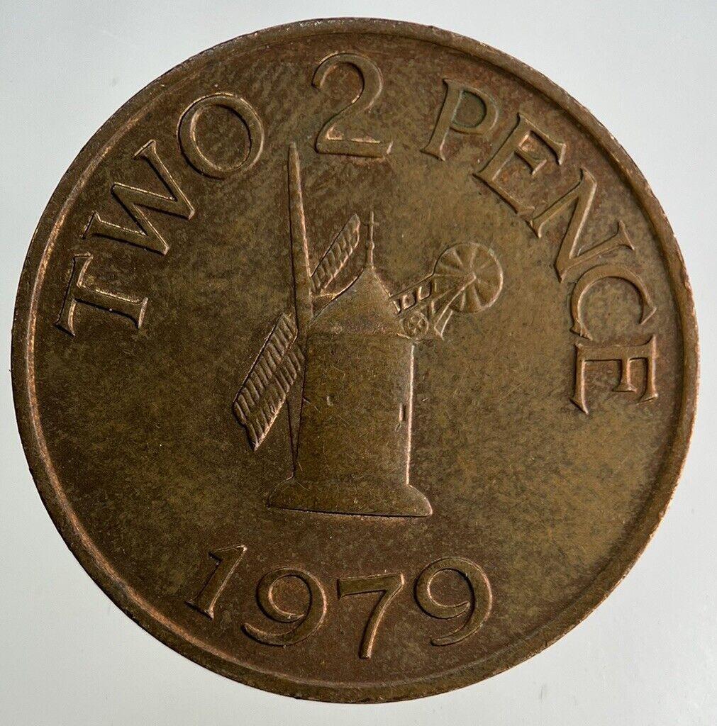 1979 Guernsey 2p Two-Pence Coin | Fine Collectable Grade