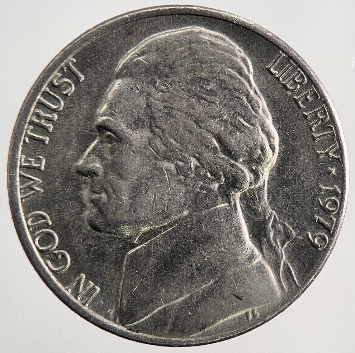 1979 US USA Nickel 5 Cents Coin | Fine Collectable Grade