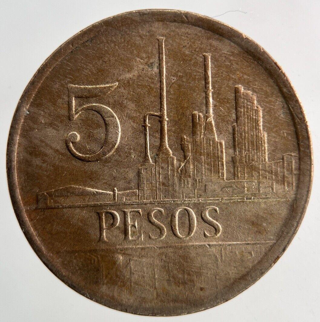 1980 Colombia 5 Pesos Coin | Fine Collectable Grade