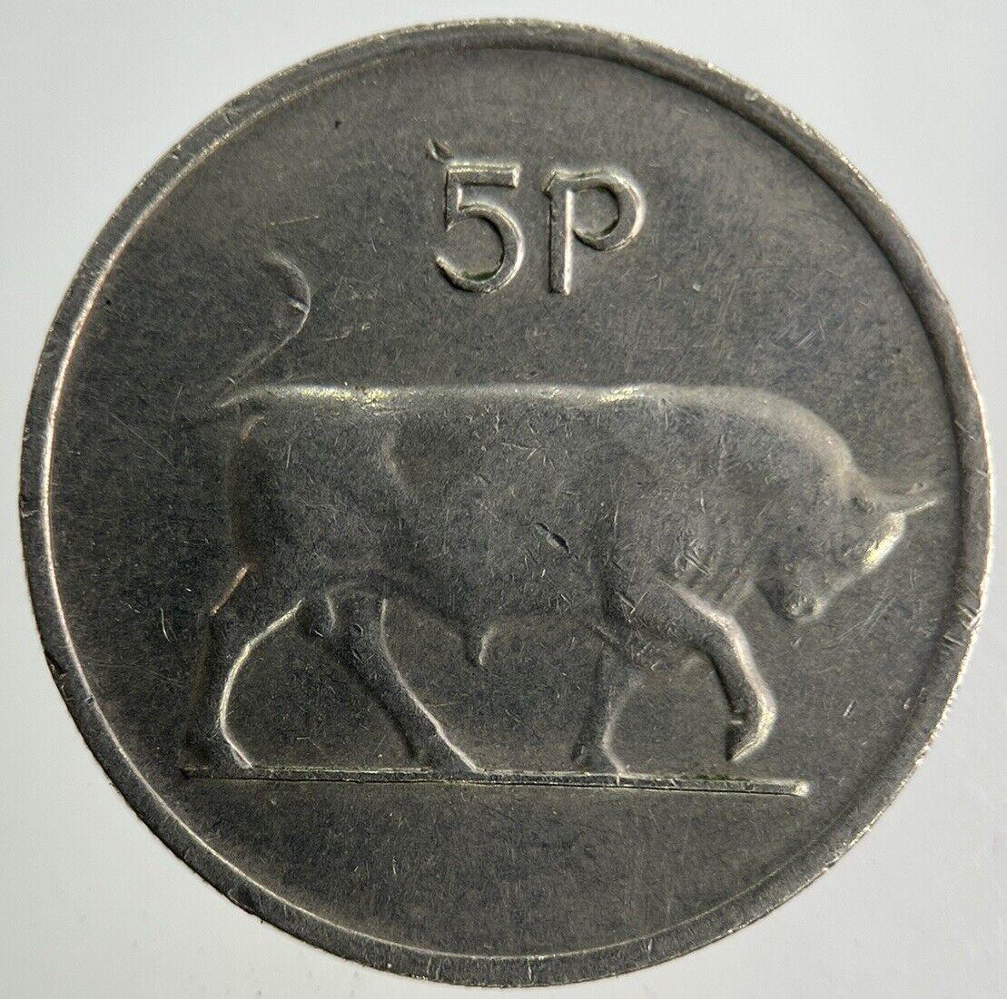 1980 Irish 5p Five-Pence Coin | Fine Collectable Grade