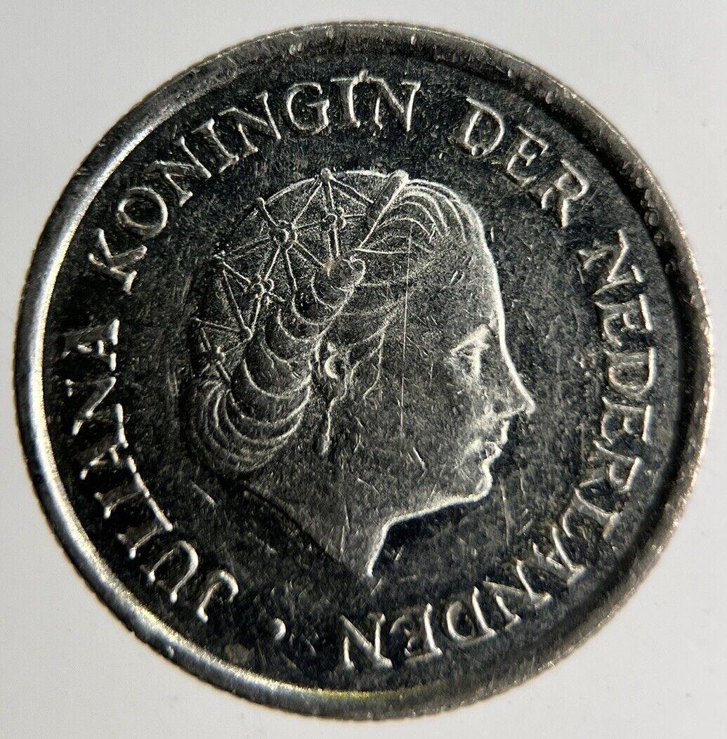 1980 Netherlands 25 Cents Coin | Fine Collectable Grade