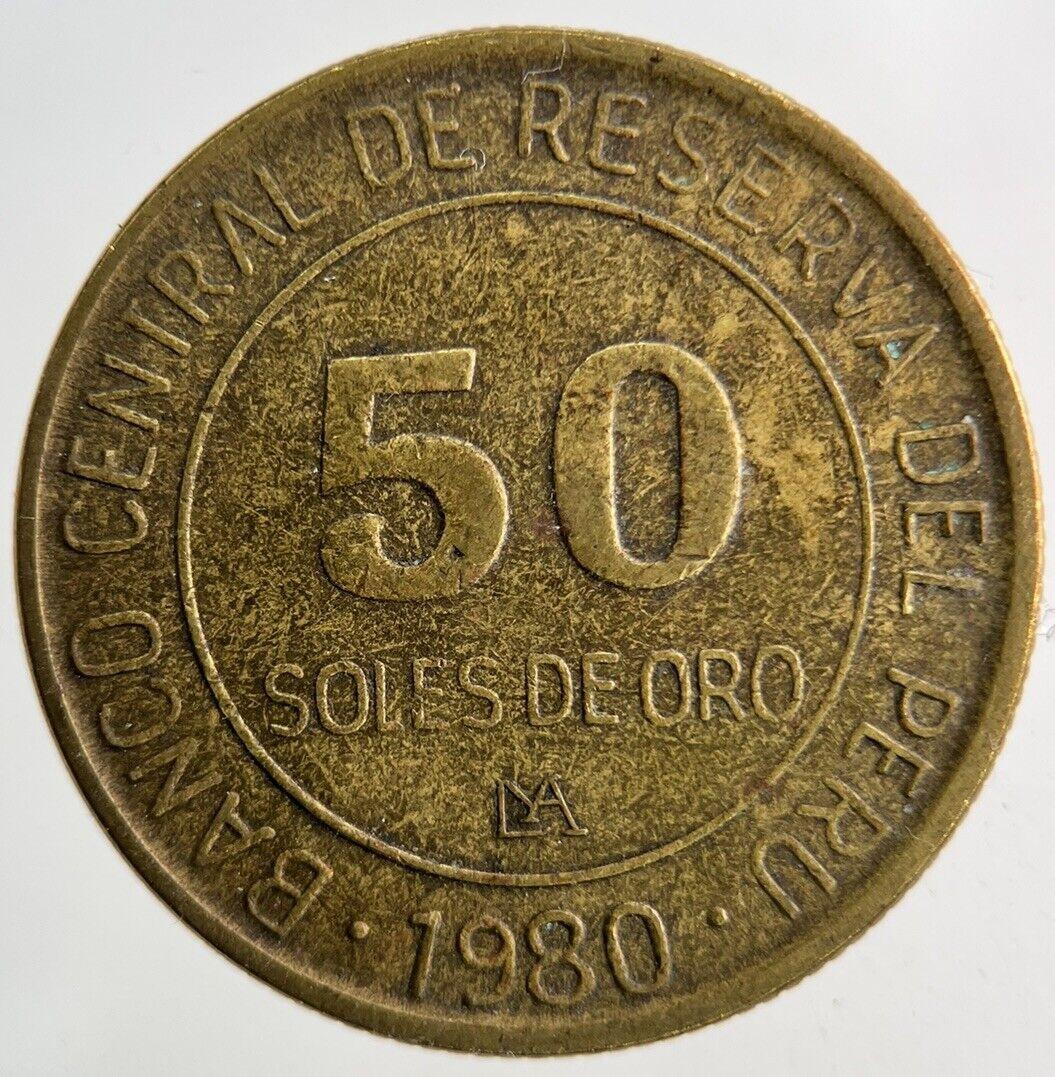 1980 Peru 50 Soles Coin | Fine Collectable Grade