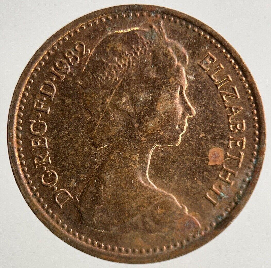 1982 Elizabeth II 2nd New 1/2 Half-Penny Coin | Fine Collectable Grade