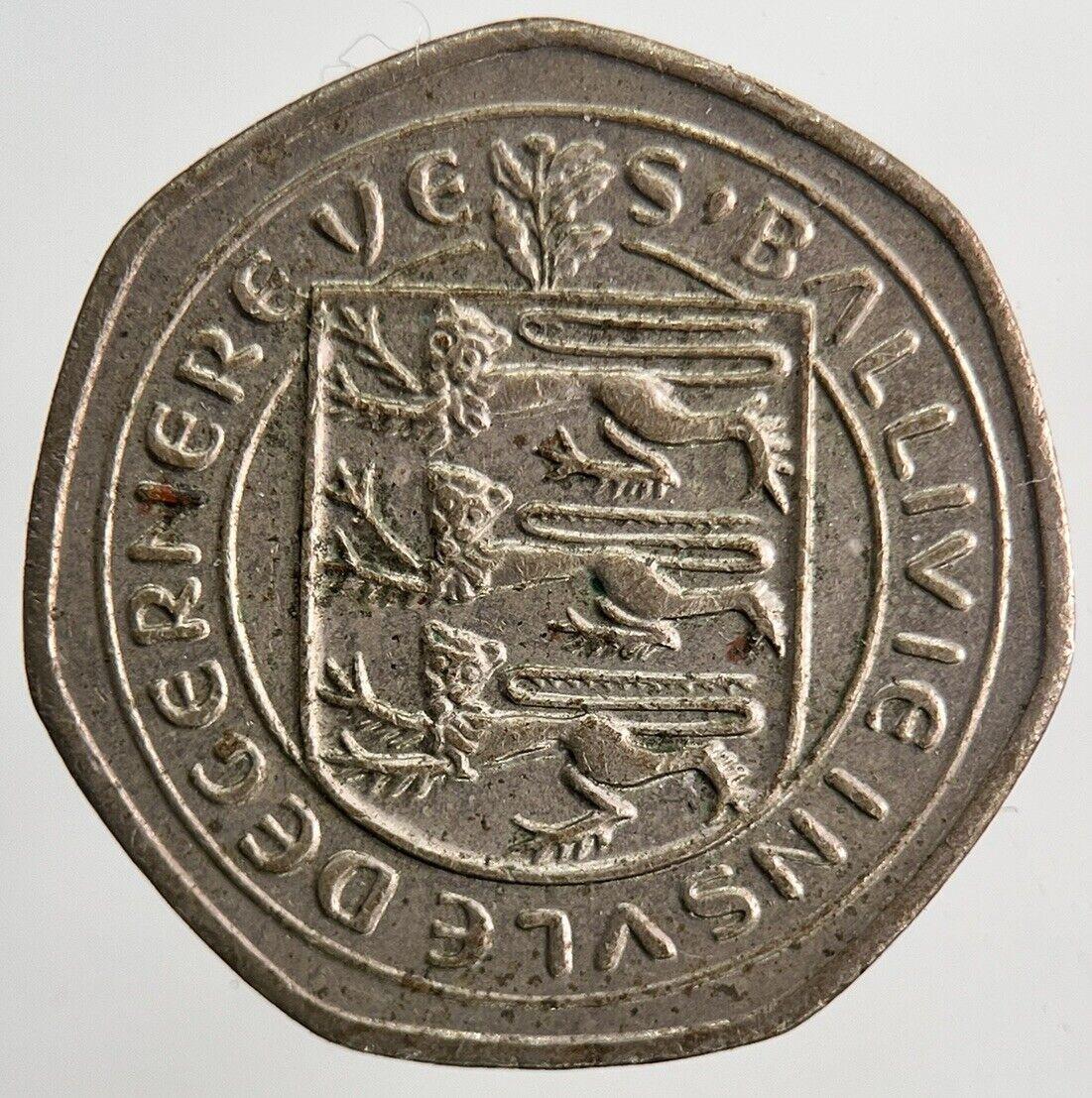 1983 Guernsey 20p Twenty Pence Coin | Fine Collectable Grade | a6567