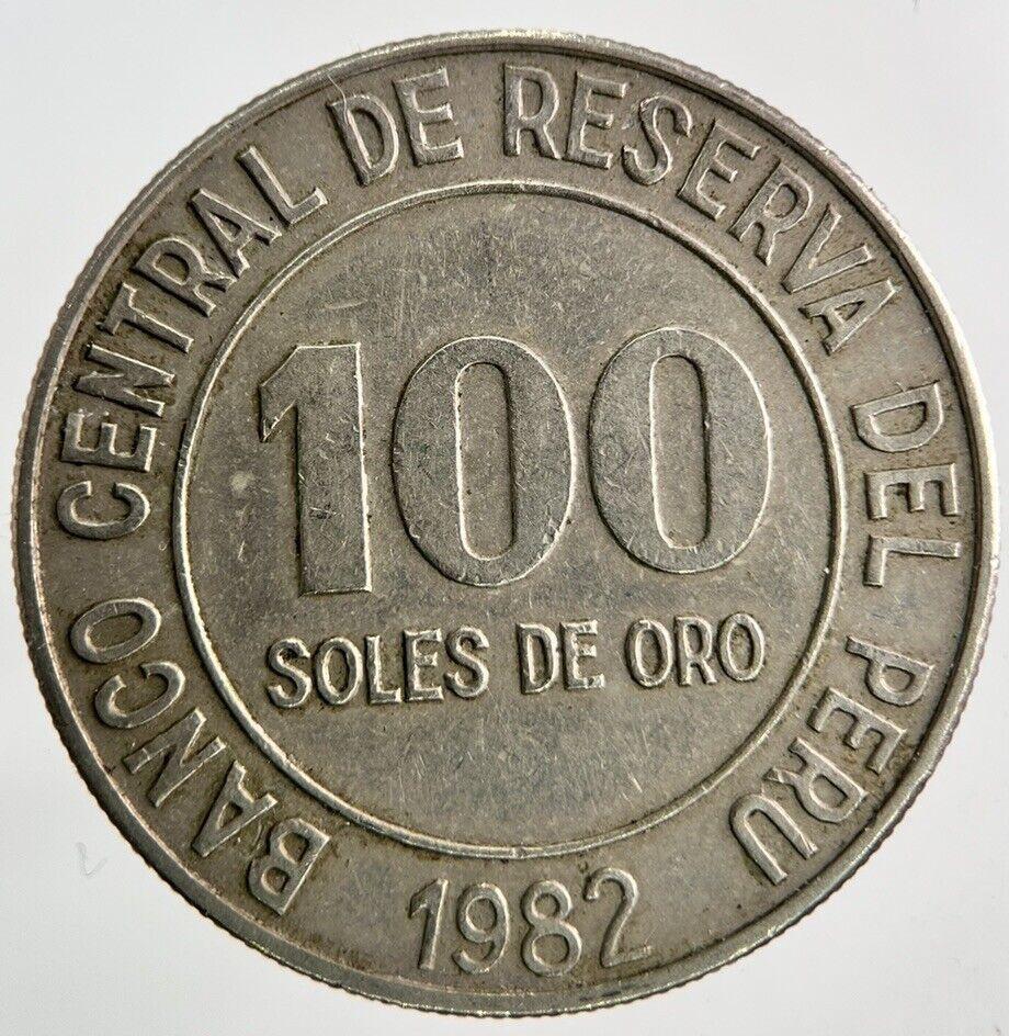 1982 Peru 100 Soles Coin | Very High Grade