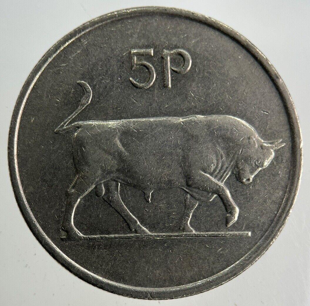 1982 Irish 5p Five-Pence Coin | Fine Collectable Grade