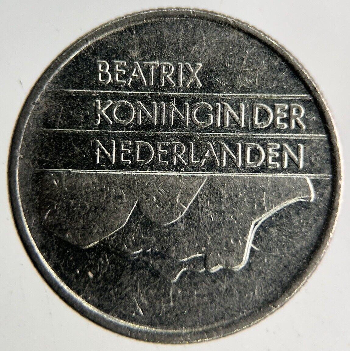 1985 Netherlands 25 Cents Coin | Fine Collectable Grade