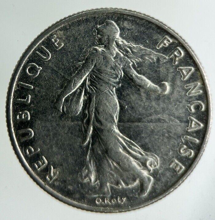 1985 France 1/2 Half Franc Coin | Fine Collectable Grade