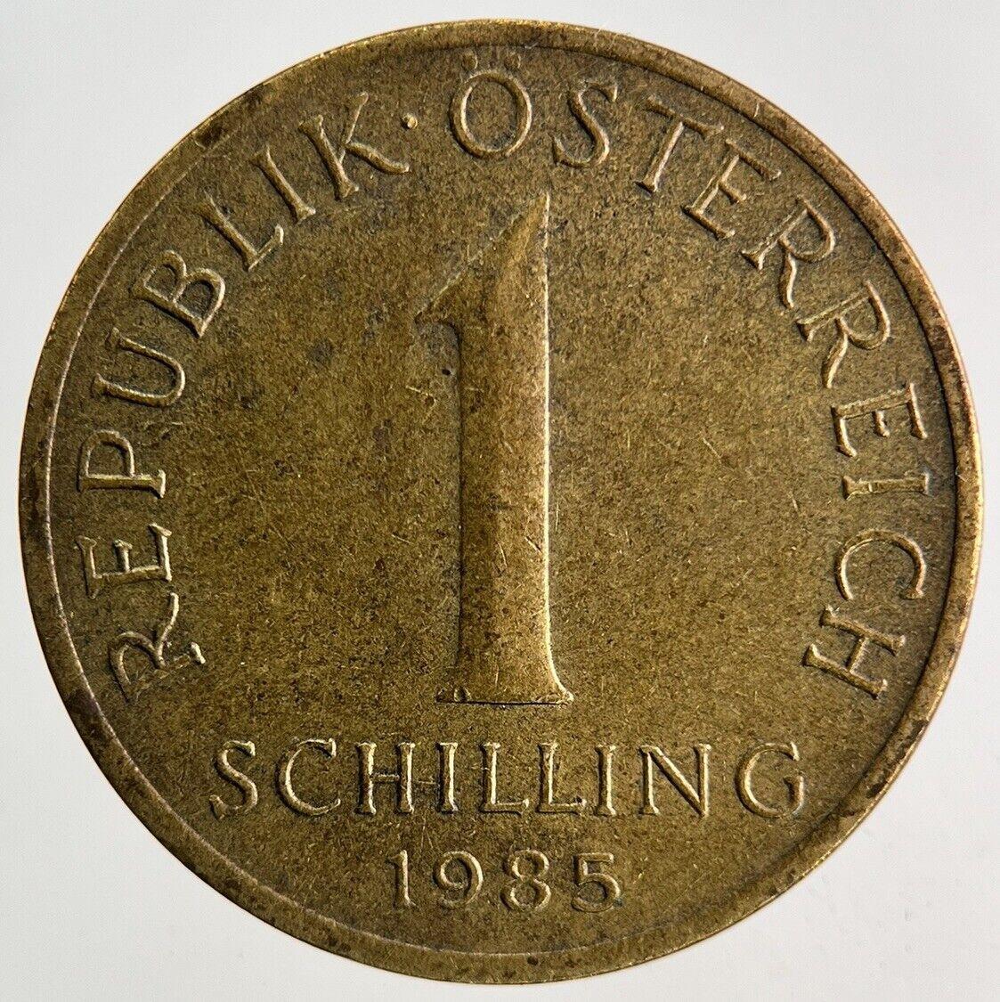 1985 Austria One Schilling Coin | Fine Collectable Grade