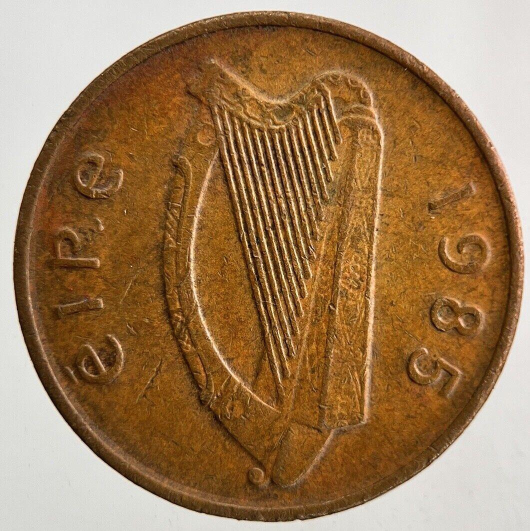 1985 Irish 1p One-Pence Coin | Fine Collectable Grade