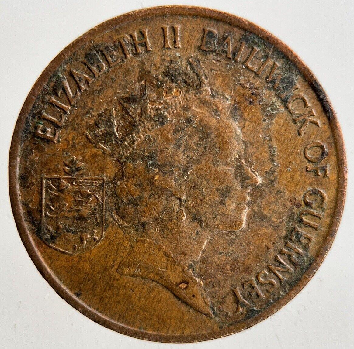 1986 Guernsey 1 Penny Coin | Fine Collectable Grade