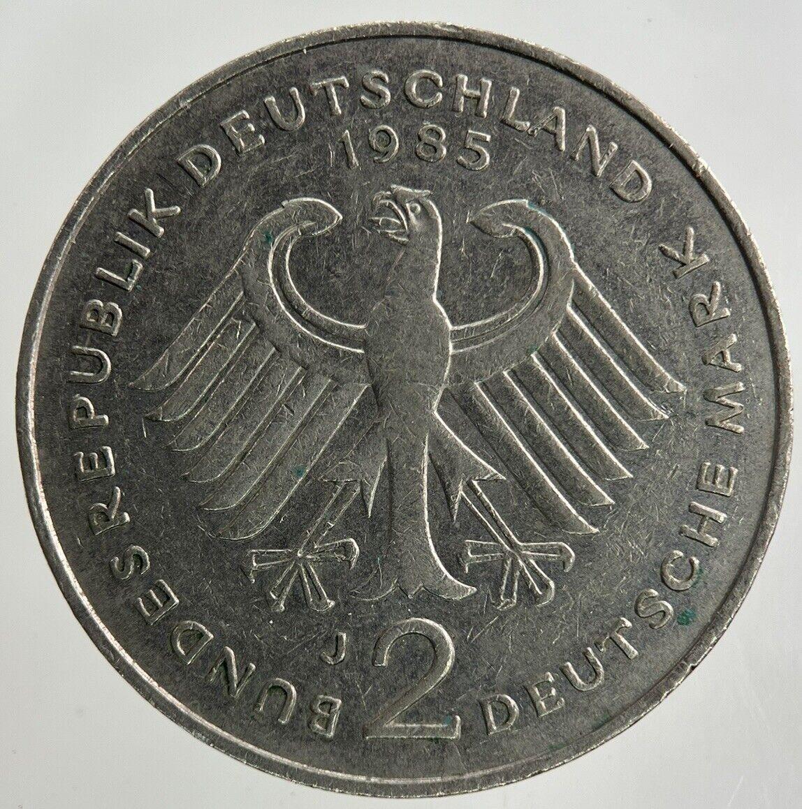 1985 Germany 2 Mark Coin | Fine Collectable Grade