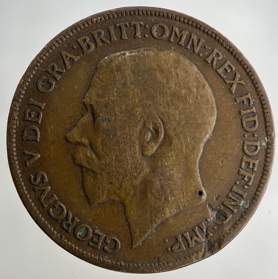 1920 George V One Penny Coin | Collectable Grade