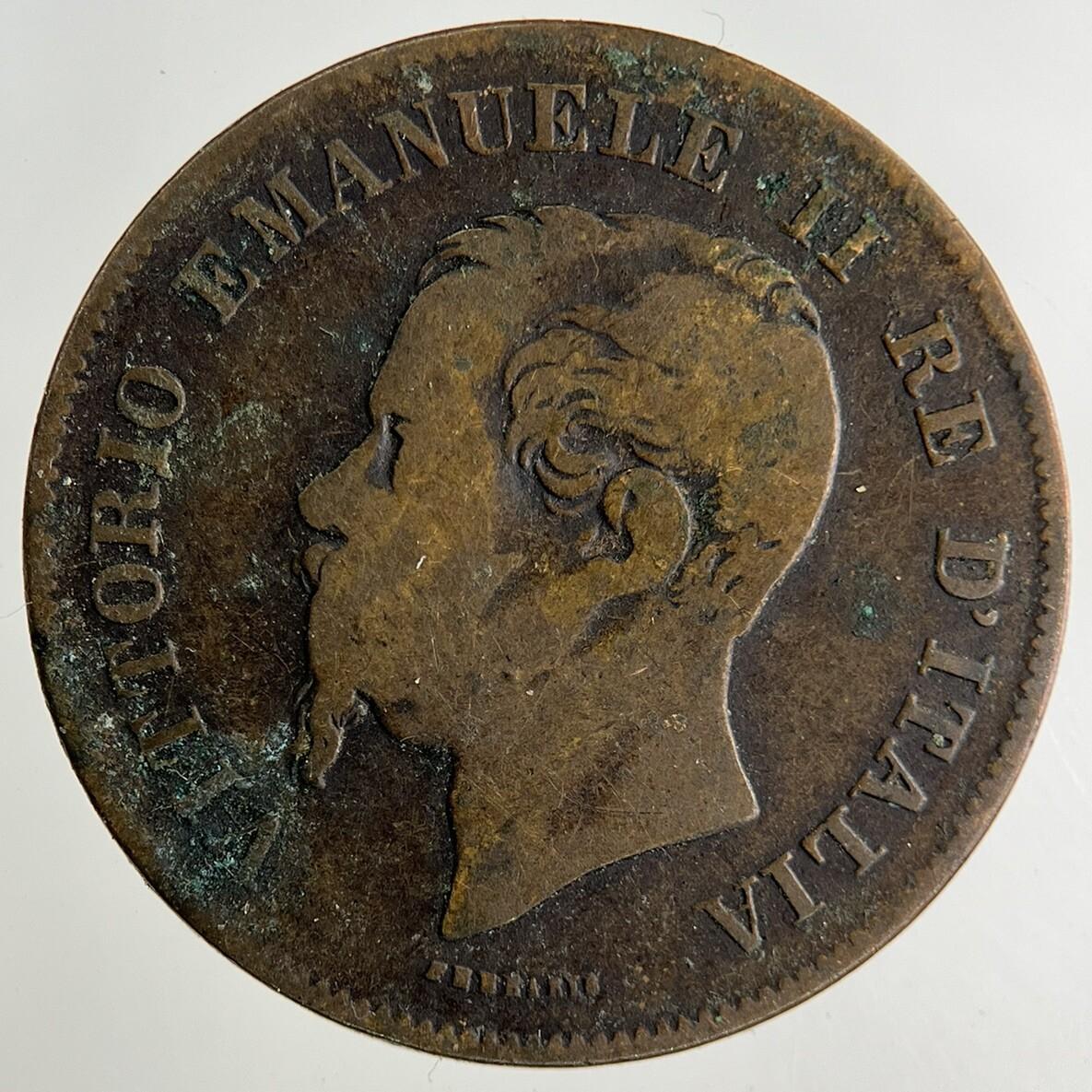 1861 Italy 5 Centesimi Coin | Collectable Grade