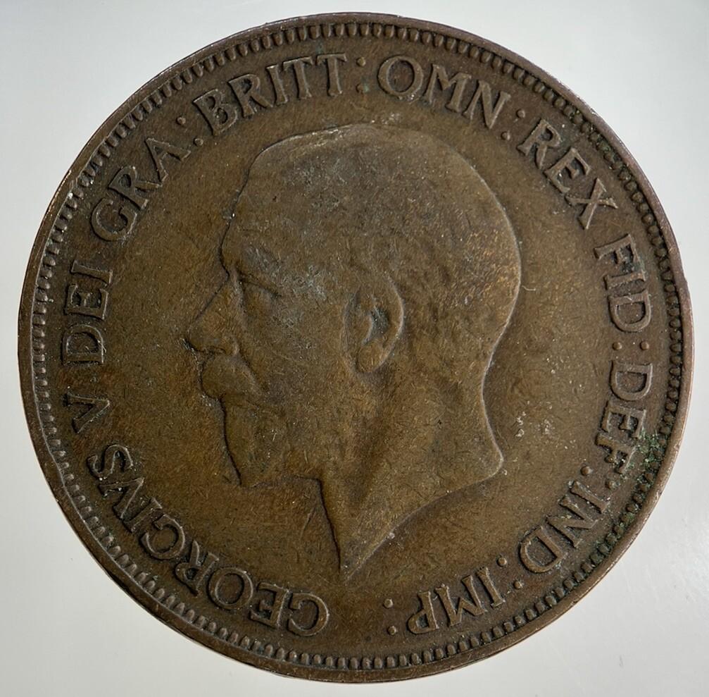 1930 George V One Penny Coin | Collectable Grade