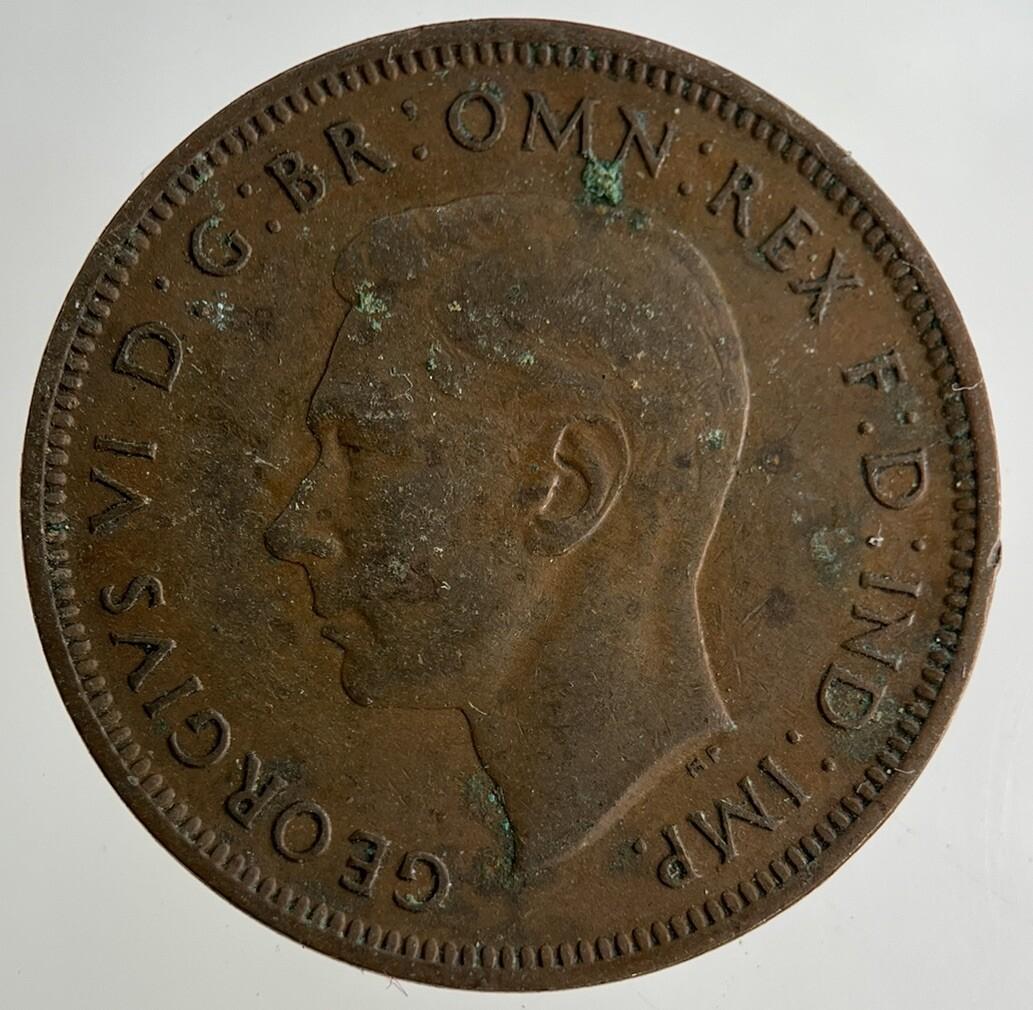 1948 George VI Half-Penny Coin | Collectable Grade