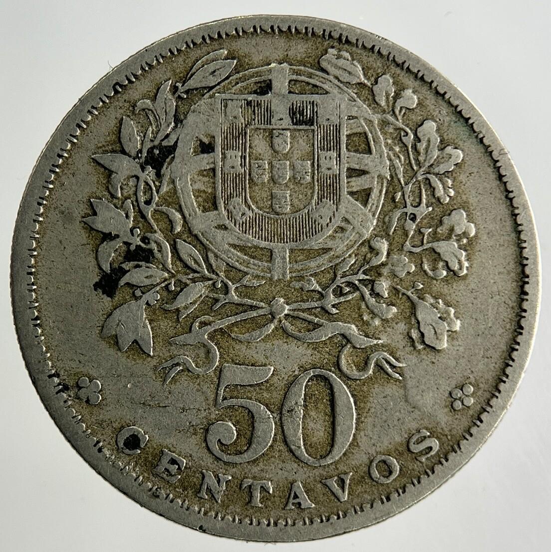 1927 Portugal 50 Centavos Coin | Collectable Grade