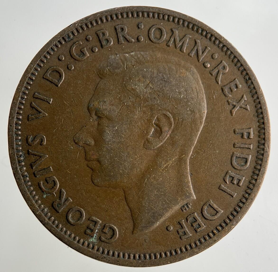 1949 George VI Half-Penny Coin | Collectable Grade