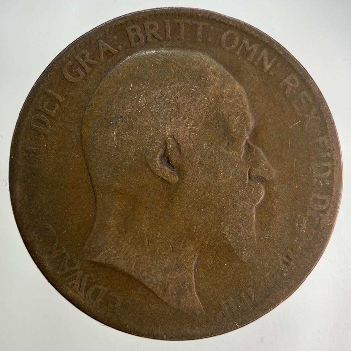 1907 Edward VII One Penny Coin | Collectable Grade