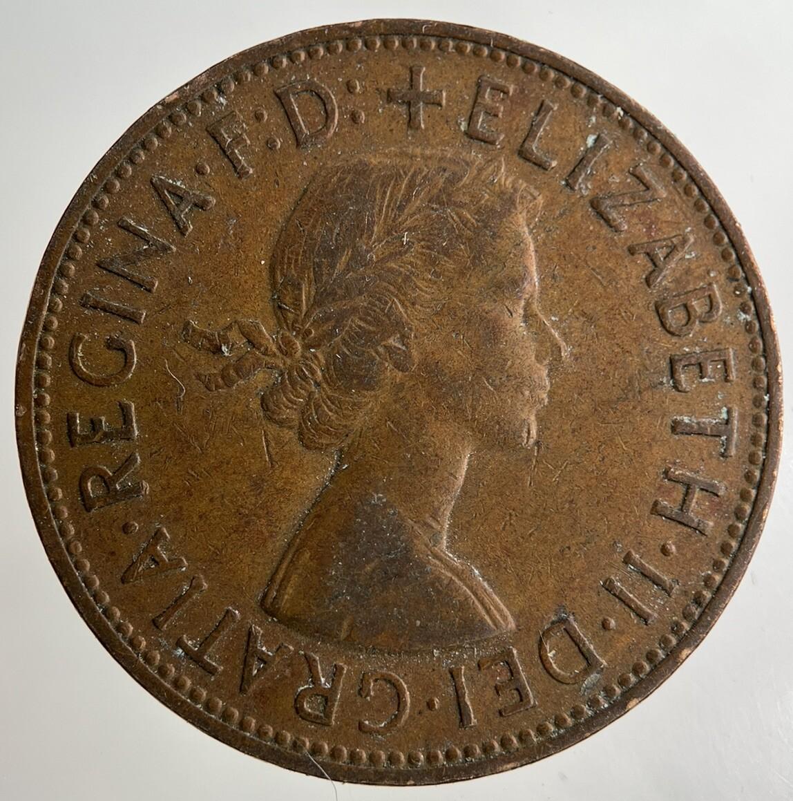 1962 Elizabeth II 2nd One Penny Coin | Fine Collectable Grade