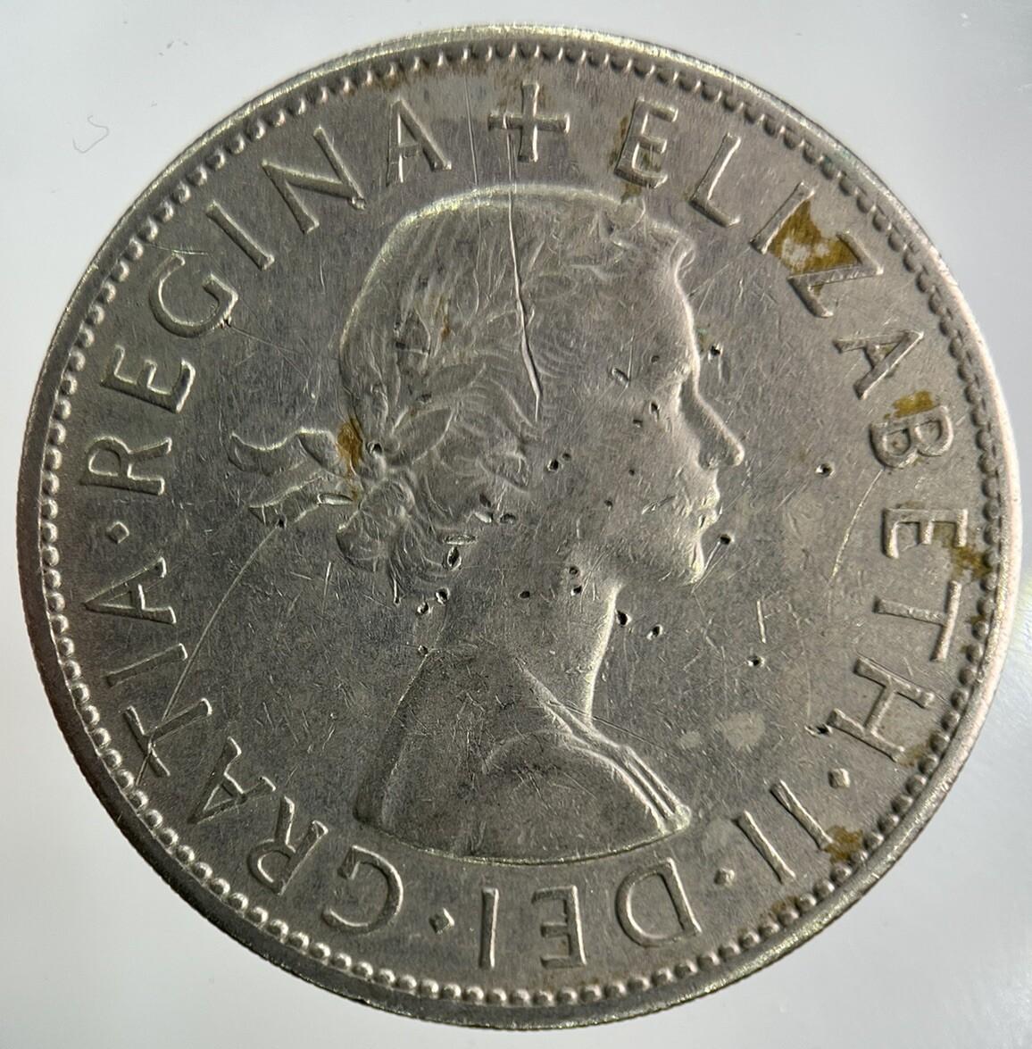 1966 Elizabeth II 2nd Half-Crown Coin | Fine Collectable Grade
