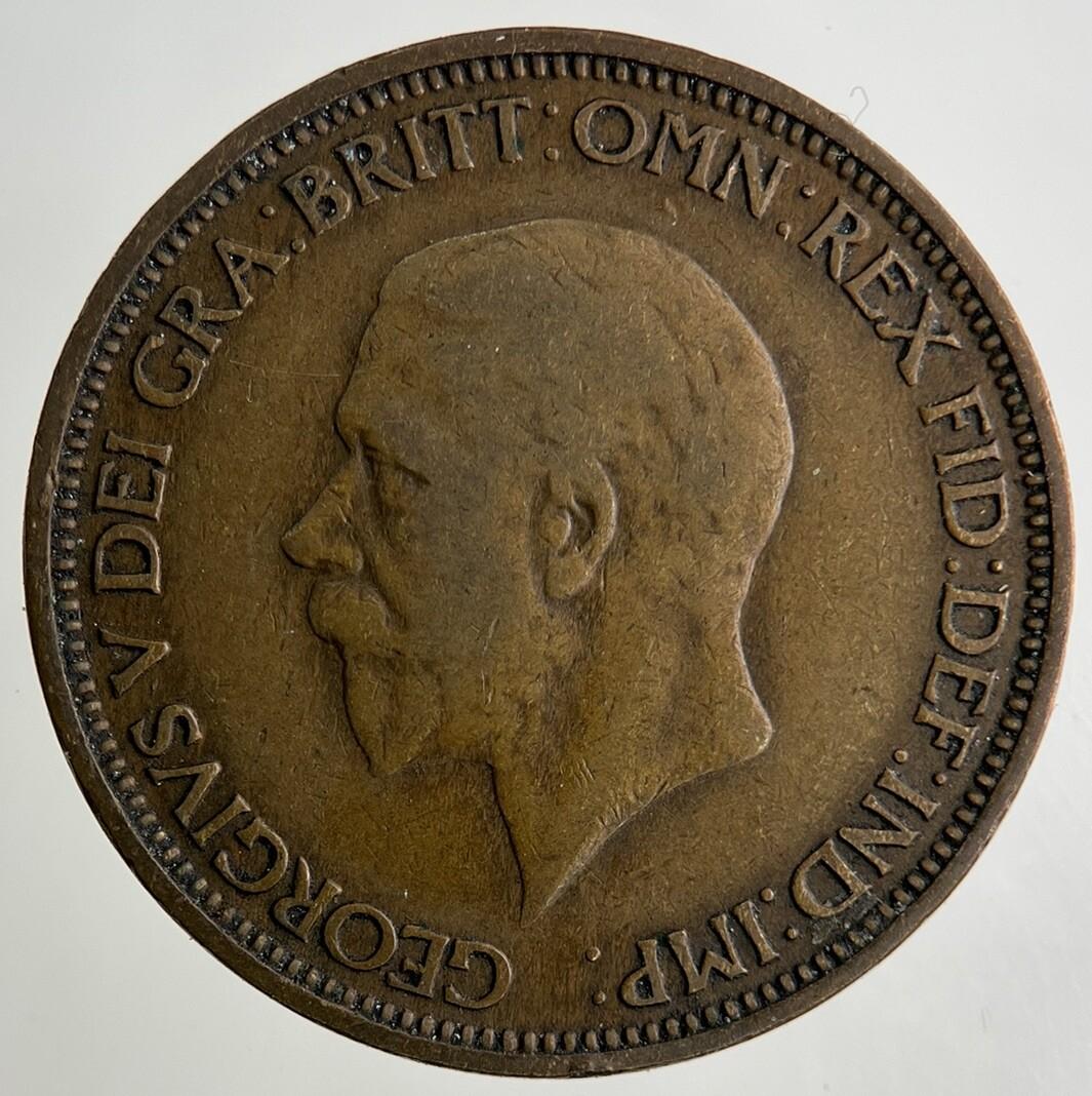 1934 George V Half-Penny Coin | Fine Collectable Grade