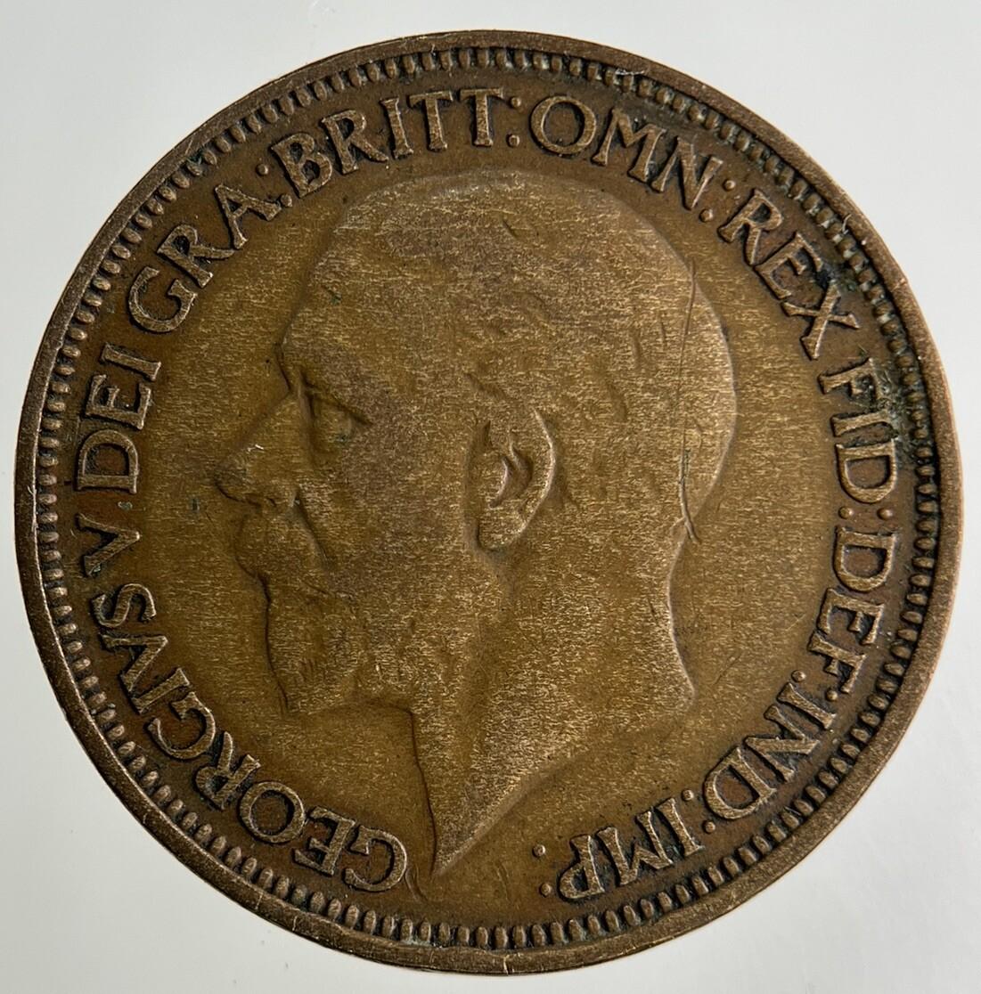 1927 George V Half-Penny Coin | Collectable Grade