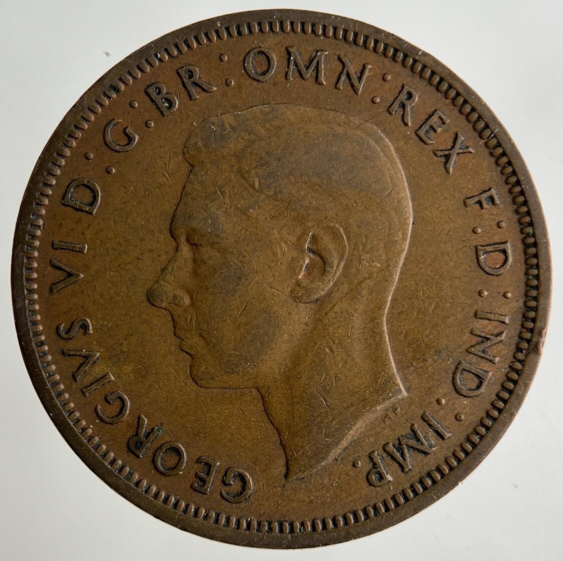 1946 George VI Half-Penny Coin | Collectable Grade