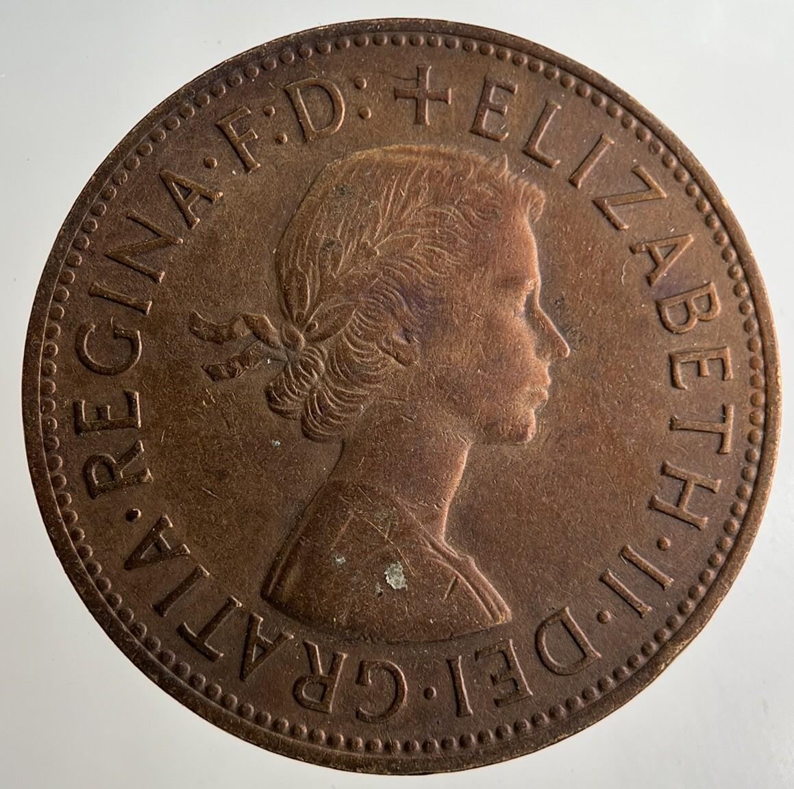 1965 Elizabeth II 2nd One Penny Coin | Fine Collectable Grade